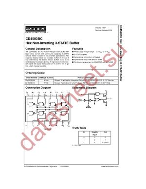 CD4503BCN datasheet  